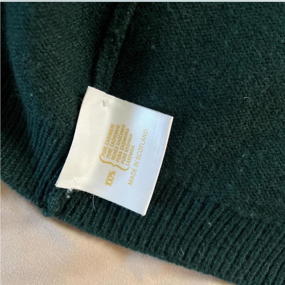 Pringles of Scotland cashmere cardigan emerald green size large - Picture 4 of 7
